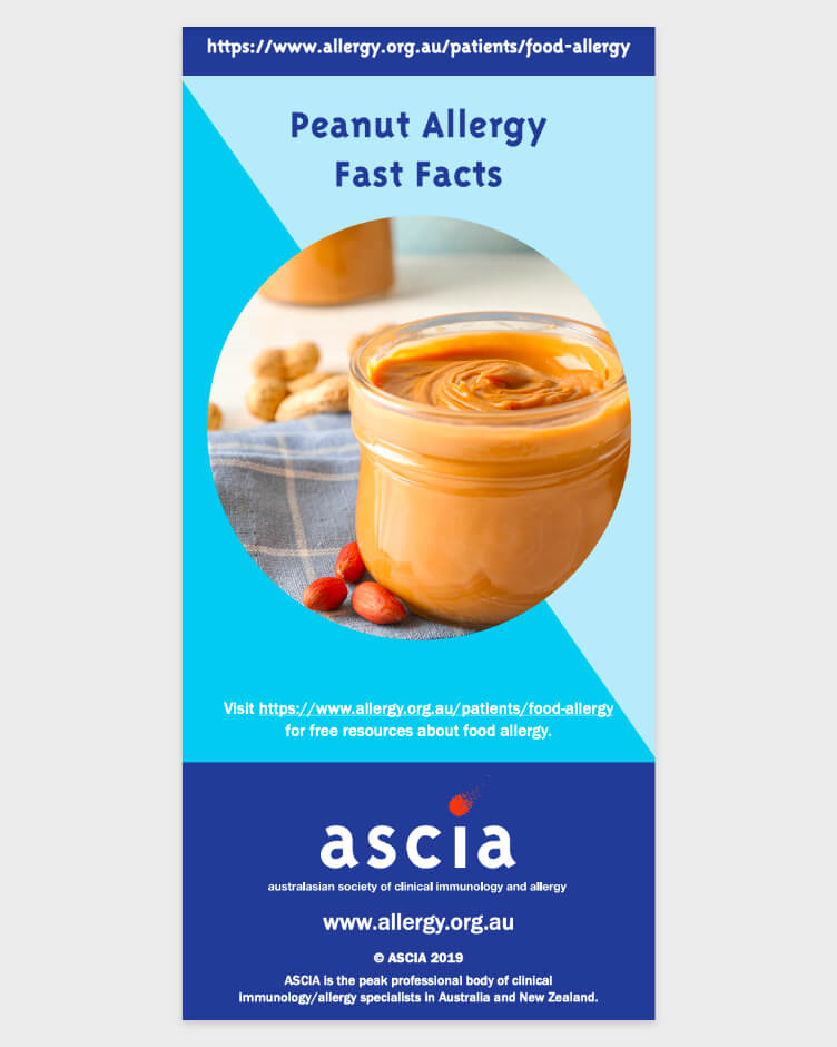 ASCIA - Peanut Allergy Fast Facts