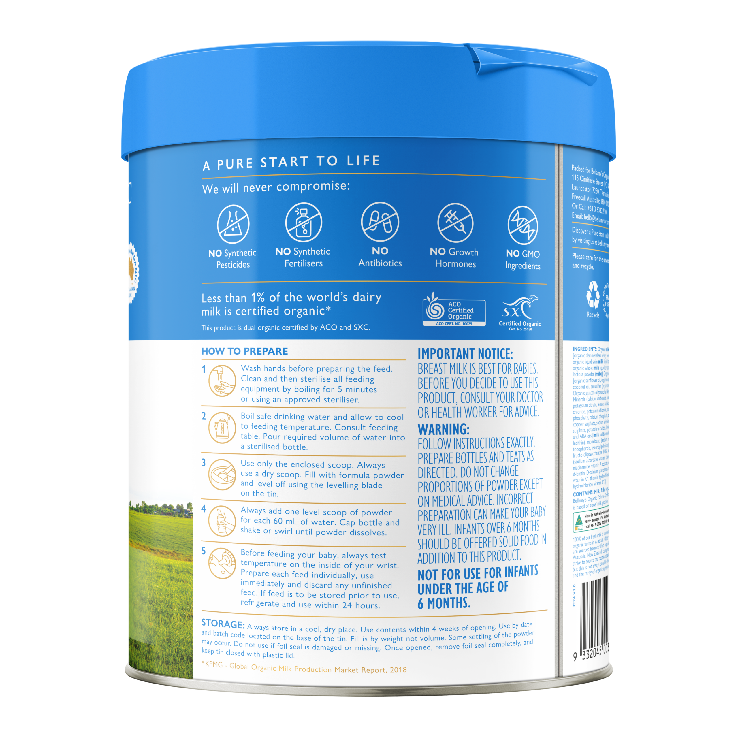 Bellamys Organic Follow-on Formula