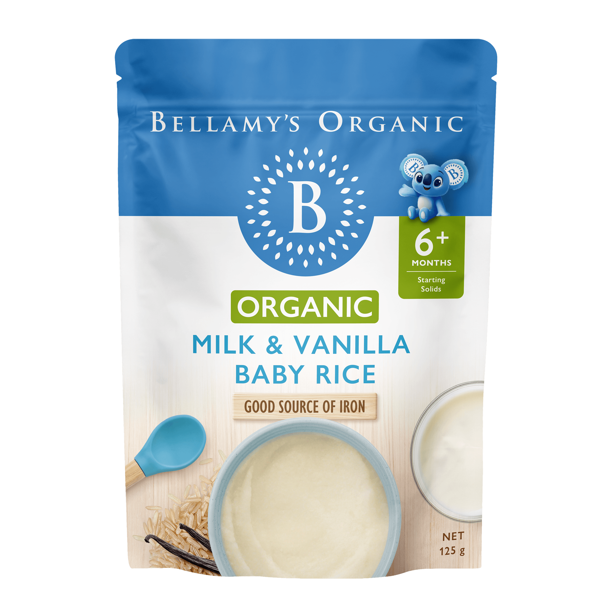 Bellamys_CEREAL_Milk & Vanilla Baby Rice_FRONT_RENDER_GS1